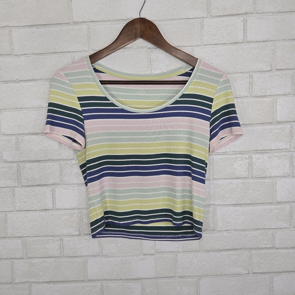AEO colorful crop tee - Picture 4 of 11